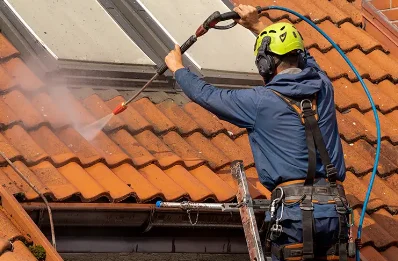 Démoussage et hydrofuge de toiture à Baillou